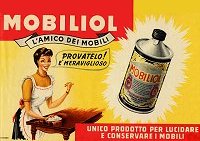 Pubblicità del Mobiliol degli anni '50